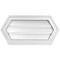 Ekena Millwork Half Round Surface Mount PVC Gable Vent: Functional, w/ 2"W x 2"P Brickmould Sill Frame, 24"W x 12"H GVPHR24X1203SF - alternate 1